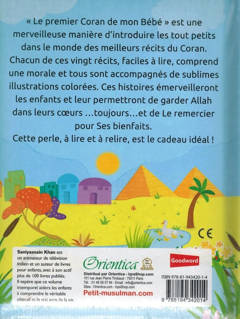 Le premier Coran de mon bébé (2-4 ans) - Saniyasnain Khan - Orientica