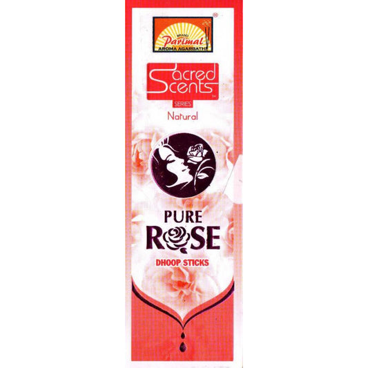 Pure Rose – Bâtons d’Encens Roulés a la Main- Parimal India – Petit Modèle